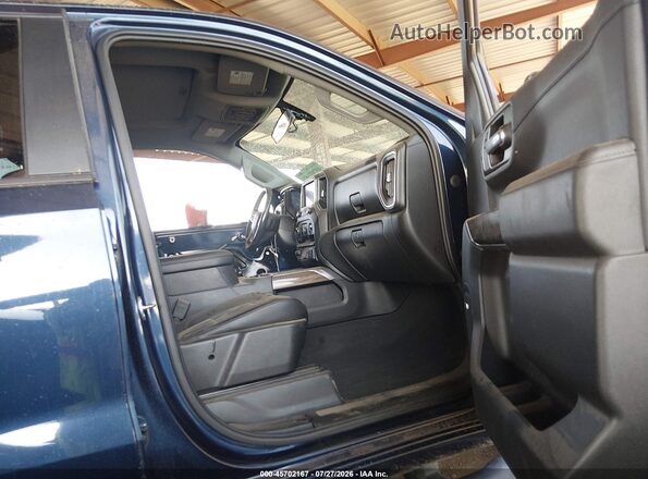 1GCPYFELXLZ199507 2020 CHEVROLET SILVERADO Blue Սալոնի դիմացի տեսք