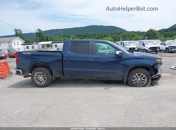 1GCPYJEK4MZ347971 2021 CHEVROLET SILVERADO Синий Вид задней части салона