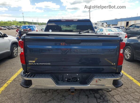 1GCPYJEK7MZ349598 2021 CHEVROLET SILVERADO Синий Вид сзади