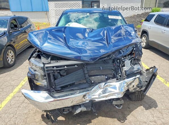 1GCPYJEK7MZ349598 2021 CHEVROLET SILVERADO Синий Вид спереди