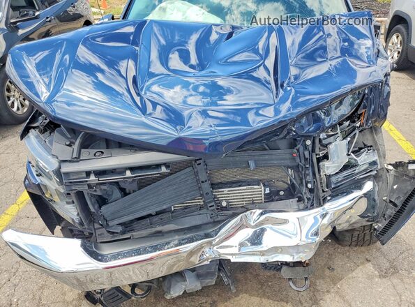 1GCPYJEK7MZ349598 2021 CHEVROLET SILVERADO Синий Вид задней части салона