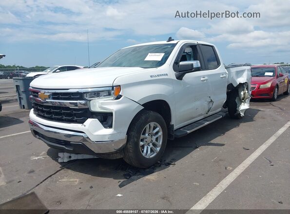 1GCRACED2PZ247625 2023 CHEVROLET SILVERADO White Առջևի ձախ երեք քառորդ տեսարան