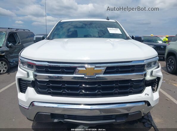 1GCRACED2PZ247625 2023 CHEVROLET SILVERADO White Սարքավորումների վահանակի տեսք