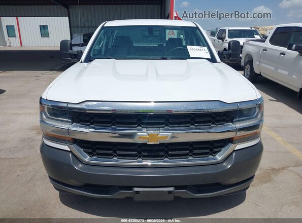 1GCRCNEC0HZ158604 2017 CHEVROLET SILVERADO White ხელსაწყოთა პანელის ხედი