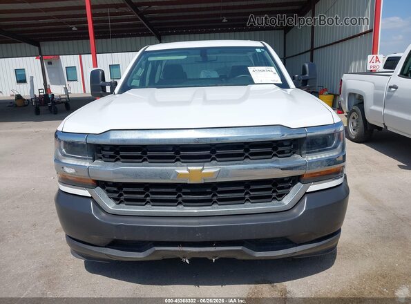 1GCRCNEC5HZ153754 2017 CHEVROLET SILVERADO Белый Вид щитка приборов