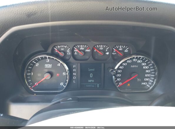 1GCRCNEC5HZ157707 2017 CHEVROLET SILVERADO White Widok tylnych siedzeń