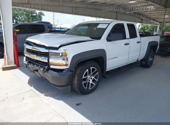 1GCRCNEC6JZ154627 2018 CHEVROLET SILVERADO White Առջևի ձախ երեք քառորդ տեսարան