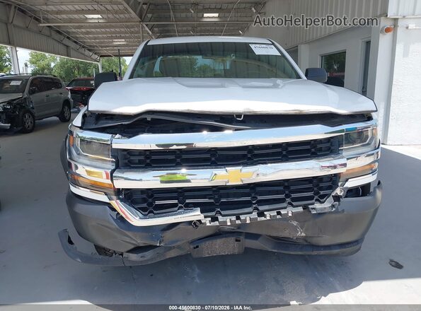 1GCRCNEC6JZ154627 2018 CHEVROLET SILVERADO White Սարքավորումների վահանակի տեսք