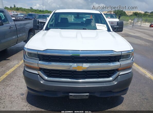 1GCRCNEC7HZ158647 2017 CHEVROLET SILVERADO Белый Вид щитка приборов