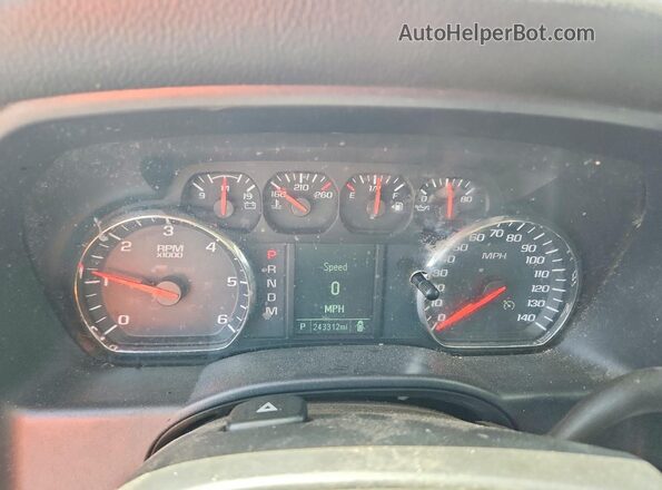 1GCRCNECXGZ380310 2016 CHEVROLET SILVERADO White Սարքավորումների վահանակի տեսք
