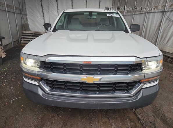 1GCRCNEH1HZ355518 2017 CHEVROLET SILVERADO White Widok naklejki z numerem VIN