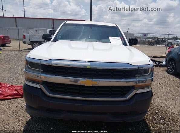 1GCRCNEH4JZ203447 2018 CHEVROLET SILVERADO White Вид щитка приладів