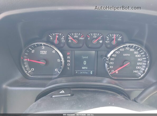1GCRCNEH5HZ123178 2017 CHEVROLET SILVERADO Серебряный Вид задних сидений