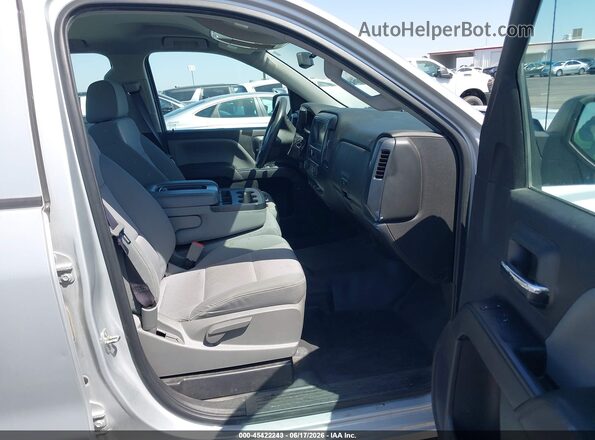 1GCRCNEH5HZ123178 2017 CHEVROLET SILVERADO Серебряный Вид салона спереди