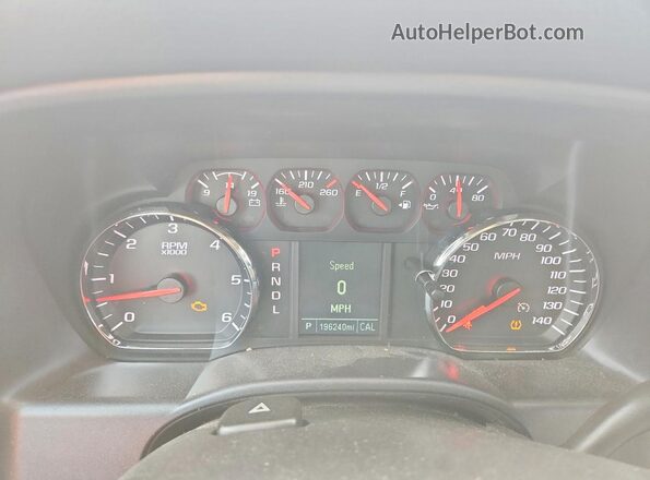 1GCRCNEH9JZ325141 2018 CHEVROLET SILVERADO White Вид щитка приладів