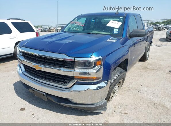 1GCRCNEHXGZ334651 2016 CHEVROLET SILVERADO Синий Передняя левая четверть