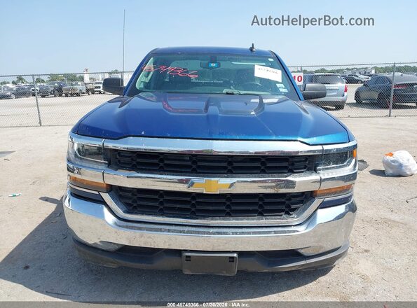 1GCRCNEHXGZ334651 2016 CHEVROLET SILVERADO Синий Вид щитка приборов