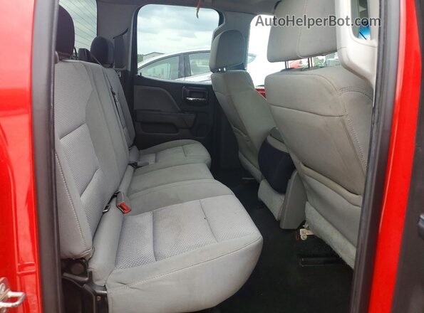 1GCRCPEC1HZ184432 2017 CHEVROLET SILVERADO Red Rear seats view