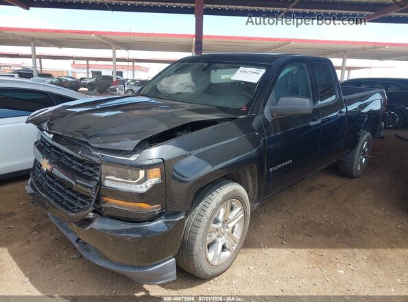 1GCRCPEC4HZ393793 2017 CHEVROLET SILVERADO Черный Передняя левая четверть