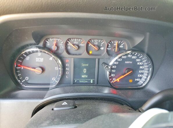 1GCRCPEC4JZ287110 2018 CHEVROLET SILVERADO Black Widok zestawu wskaźników