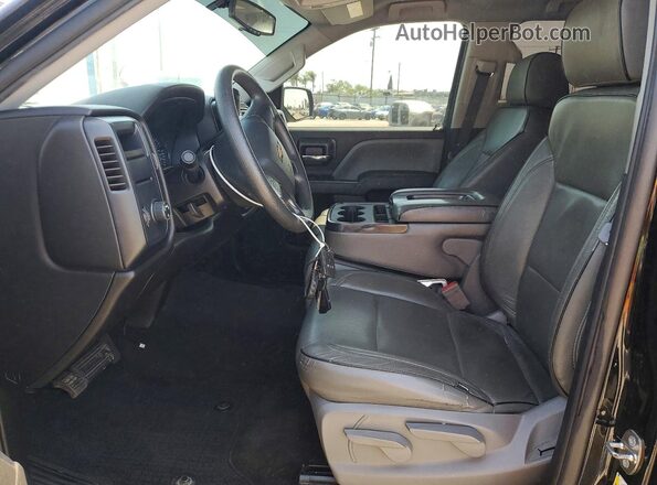 1GCRCPEC4JZ287110 2018 CHEVROLET SILVERADO Black Widok wnętrza z przodu