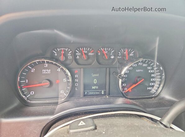 1GCRCPEH8JZ230596 2018 CHEVROLET SILVERADO White Instrument cluster view
