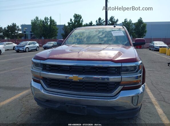 1GCRCREC0GZ416948 2016 CHEVROLET SILVERADO Burgundy Widok zestawu wskaźników