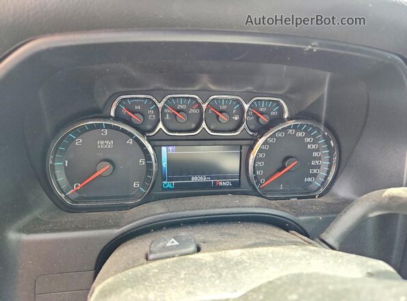 1GCRCREC2HZ299083 2017 CHEVROLET SILVERADO Gray ხელსაწყოთა პანელის ხედი