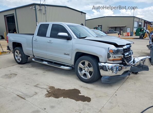 1GCRCREC7HZ110203 2017 CHEVROLET SILVERADO Серебряный Передняя правая четверть
