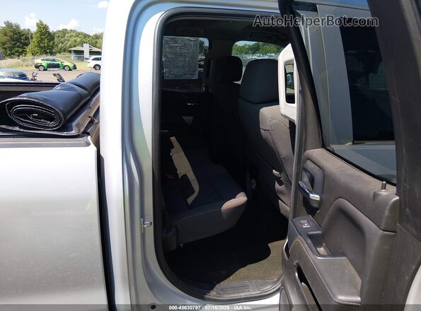 1GCRCREC8JZ138551 2018 CHEVROLET SILVERADO Silver VIN კოდის სტიკერის ხედი