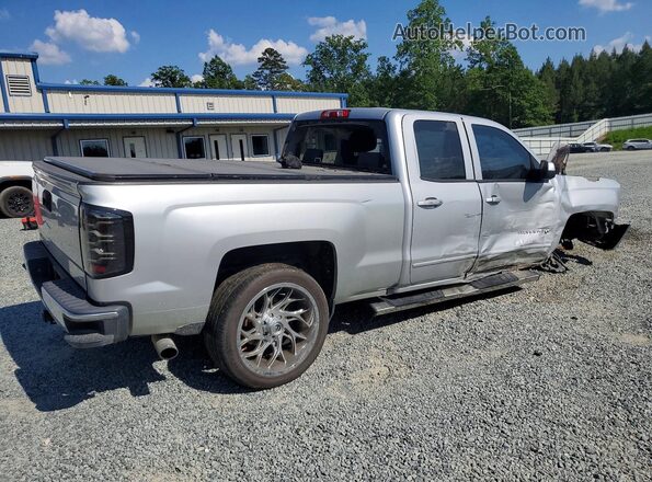 1GCRCREC9JZ193106 2018 CHEVROLET SILVERADO Серебряный Задняя правая четверть