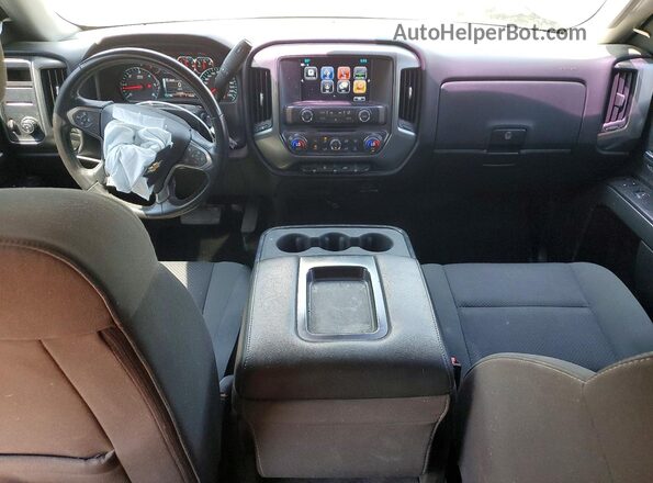 1GCRCREC9JZ282545 2018 CHEVROLET SILVERADO Gray Вид панелі приладів