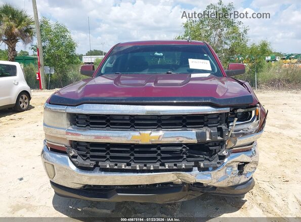 1GCRCRECXGZ149902 2016 CHEVROLET SILVERADO Red Вид щитка приладів