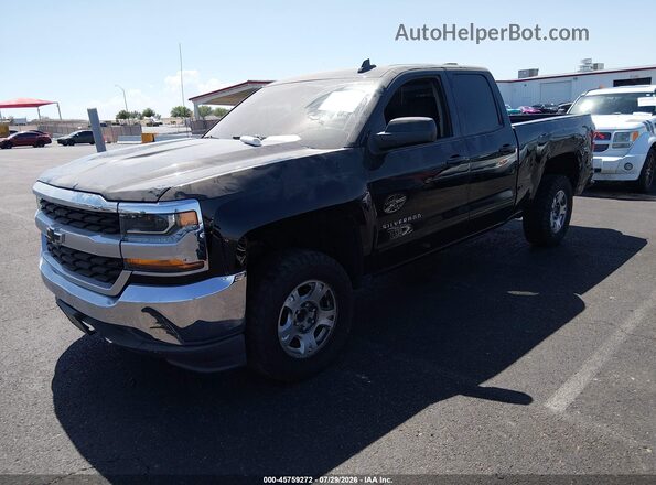1GCRCREH9JZ175314 2018 CHEVROLET SILVERADO Black Առջևի ձախ երեք քառորդ տեսարան