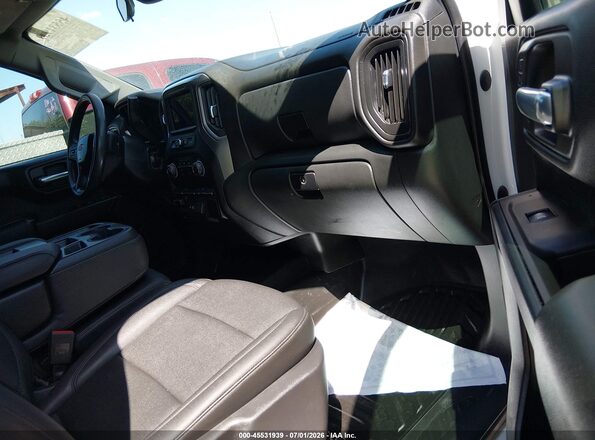 1GCRDAED9PZ133827 2023 CHEVROLET SILVERADO White წინა სალონის ხედი