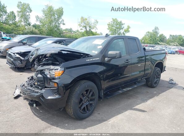 1GCRDBEK7PZ249547 2023 CHEVROLET SILVERADO Black Przód lewy
