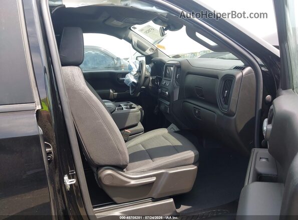 1GCRDBEK7PZ249547 2023 CHEVROLET SILVERADO Black Widok wnętrza z przodu