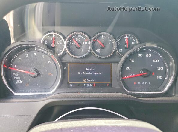 1GCRWCED2LZ141817 2020 CHEVROLET SILVERADO Угольный Вид щитка приборов