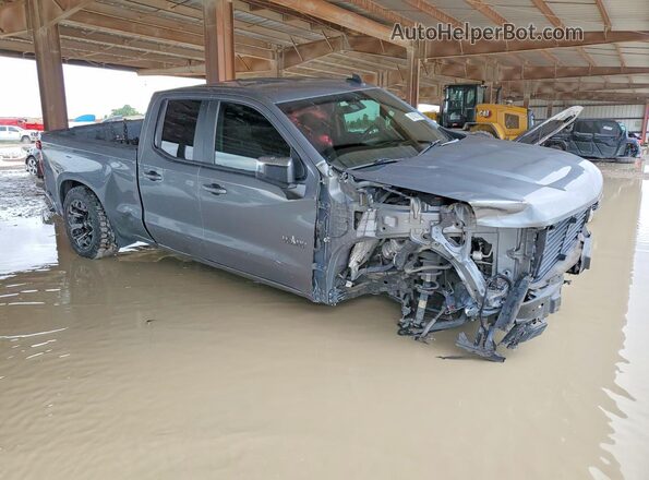 1GCRWCED4KZ221117 2019 CHEVROLET SILVERADO Gray Delantero derecho