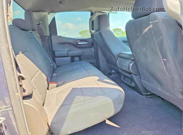 1GCRYBEF2LZ292534 2020 CHEVROLET SILVERADO Blue Вид задніх сидінь