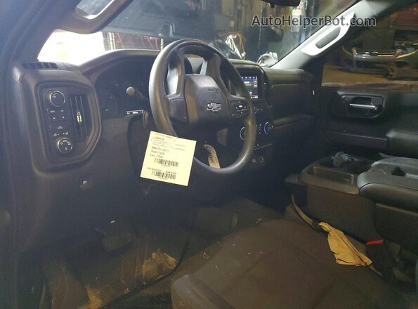 1GCRYCEF2LZ228970 2020 CHEVROLET SILVERADO Black წინა პანელის ხედი