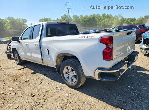 1GCRYDED4LZ145237 2020 CHEVROLET SILVERADO White Trasero izquierdo