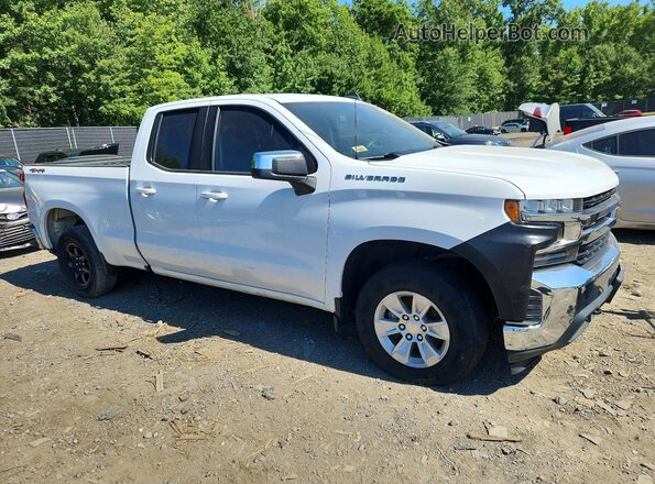 1GCRYDED4LZ145237 2020 CHEVROLET SILVERADO White Delantero derecho