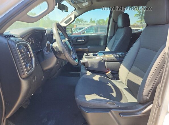 1GCRYDED4LZ145237 2020 CHEVROLET SILVERADO White Vista interior delantera