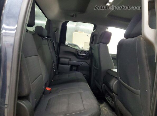 1GCRYDEKXKZ340661 2019 CHEVROLET SILVERADO Gray Rear seats view