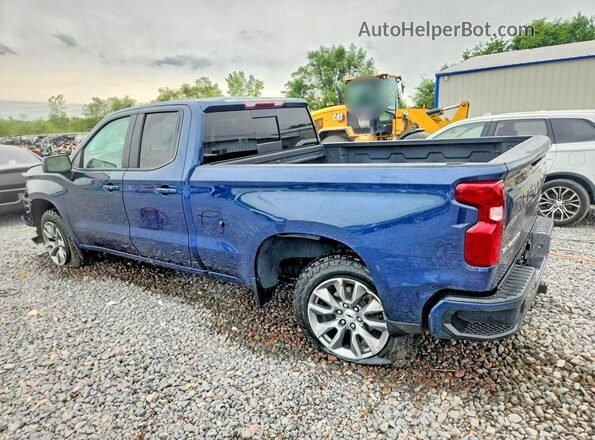 1GCRYEED2MZ137936 2021 CHEVROLET SILVERADO Blue Հետևի ձախ