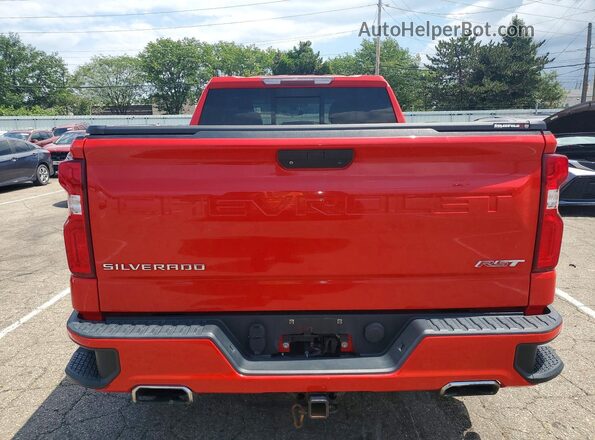 1GCRYEED6LZ100287 2020 CHEVROLET SILVERADO Red უკანა ხედი