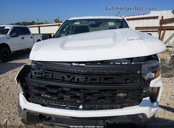 1GCUDAED6PZ291181 2023 CHEVROLET SILVERADO White Widok zestawu wskaźników