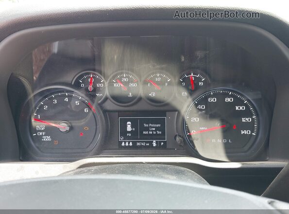 1GCUDAED8RZ114442 2024 CHEVROLET SILVERADO Silver Widok tylnych siedzeń