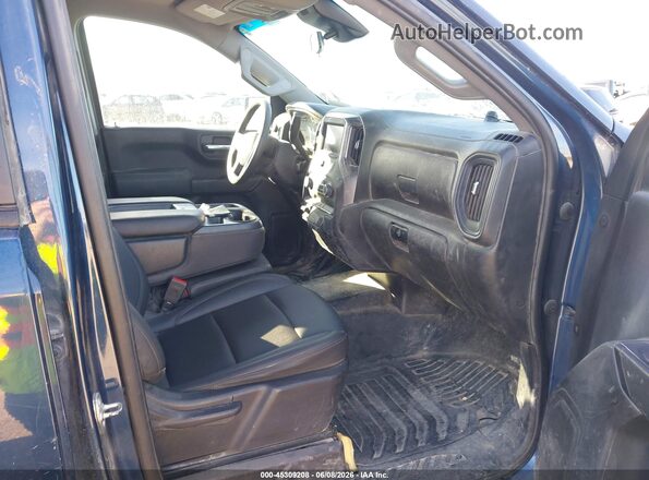1GCUDAED9PZ229385 2023 CHEVROLET SILVERADO Blue Front interior view